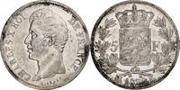 France 5 Francs Charles X, Bordeaux, Silver, Gadoury:644 -