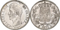 France 5 Francs Charles X, Paris, Silver, Gadoury:644 -
