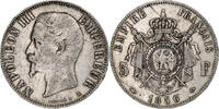 France 5 Francs Napoleon III, Paris, Silver, Gadoury:734 -