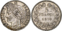 France 5 Francs Cérès, Paris, Silver, Gadoury:742, KM:818.1 -