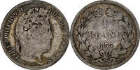 France Franc Louis-Philippe, Paris, Silver, Gadoury:453 -