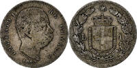Italy Lira Umberto I, Milan, Silver, KM:24.2 -