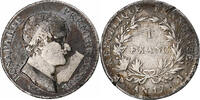 France Franc Napoléon I, Limoges, Silver, KM:649.6 -