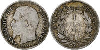 France Franc Napoléon III, Paris, Silver, Gadoury:460 -