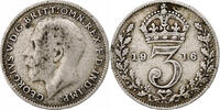 Great Britain 3 Pence George V, Silver, KM:813 -