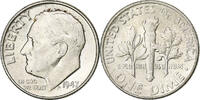 United States Dime Roosevelt Dime, Philadelphia, Silver, KM:195 -