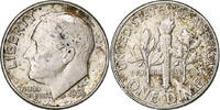 United States Dime Roosevelt Dime, Philadelphia, Silver -