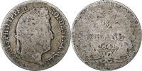 France 1/2 Franc Louis-Philippe, Paris, Silver, Gadoury:408 -