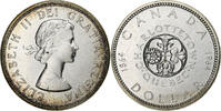 Canada Dollar Elizabeth II, Royal Canadian Mint, Silver, KM:58 -