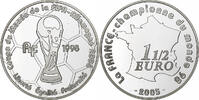 France 1 1/2 Euro La France - Championne du monde 98, BE, Monnaie de -