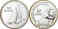 France 10 Euro Monnaie de Paris, Grands Navires Français - Pen Duick, Proof -