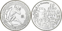 France 10 Euro Année du Singe, BE, Monnaie de Paris, Silver -