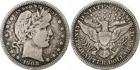United States Quarter Barber, New Orleans, Silver, KM:114 -
