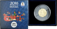 France 50 Euro Coupe du Monde FIFA, Russie, 1/4 Oz, Gold -