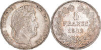 France 5 Francs Louis-Philippe, Rouen, Silver, Gadoury:678 -