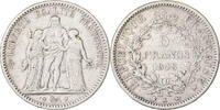 France 5 Francs Hercule, Bordeaux, Silver, Gadoury:683, Le -