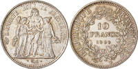 France 10 Francs Hercule, Paris, Silver, Gadoury:813, KM:932 -