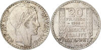 France 20 Francs Turin, Paris, Silver, Gadoury:852, KM:879 -