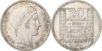 France 20 Francs Turin, Paris, Silver, Gadoury:852, KM:879 -