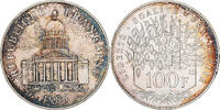France 100 Francs Panthéon, Paris, Silver, KM:951.1 -