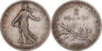 France 2 Francs Semeuse, Paris, Silver, Gadoury:532, KM:845.1 -