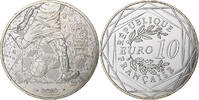 France 10 Euro UEFA Euro 2016, Monnaie de Paris, Silver -