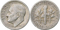 United States Dime Roosevelt Dime, U.S. Mint, Silver, KM:195 -