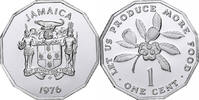 Jamaica Cent Elizabeth II, Franklin Mint, Aluminum, KM:68 -