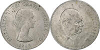 Great Britain Crown Elizabeth II, Churchill, Copper-nickel -