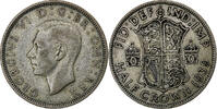 Great Britain 1/2 Crown George VI, Silver, KM:856 -
