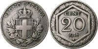 Italy 20 Centesimi Vittorio Emanuele III, Rome, Copper-nickel -