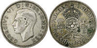 Great Britain 2 Shilling George VI, Silver, KM:30 -