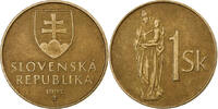 Slovakia Koruna Bronze Plated Steel, KM:12 -