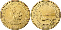 Denmark 10 Kroner Margrethe II, Copenhagen, Aluminum-Bronze -