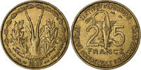 French West Africa 25 Francs Aluminum-Bronze, KM:9 -