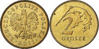 Poland 2 Grosze Warsaw, Brass, KM:277 -