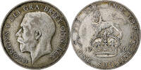 Great Britain Shilling George V, Silver, KM:816a -