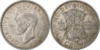 Great Britain 1/2 Crown George VI, Silver, KM:856 -