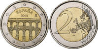 Spain 2 Euro Aqueduct of Segovia, Madrid, Bi-Metallic -