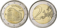 Spain 2 Euro Churches of the Kingdom of Asturias, Madrid, Bi-Metallic -