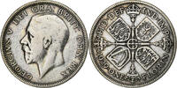 Great Britain Florin, Two Shillings Coin, George V, Silver -