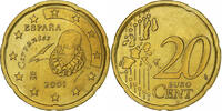 Spain 20 Euro Cent Madrid, Nordic gold -
