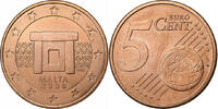 Malta 5 Euro Cent Paris, Copper Plated Steel -