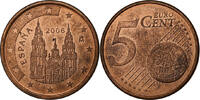 Spain 5 Euro Cent Madrid, Copper Plated Steel -