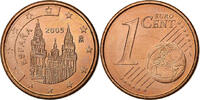 Spain Euro Cent Madrid, Copper Plated Steel -