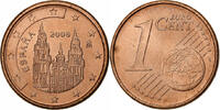 Spain Euro Cent Madrid, Copper Plated Steel -