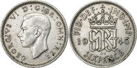 Great Britain 6 Pence George VI, Silver, KM:852 -