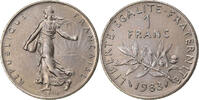 France Franc Semeuse, Paris, Nickel, Gadoury:474, KM:925.1 -