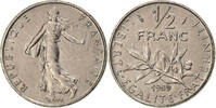 France 1/2 Franc Semeuse, Paris, Nickel, Gadoury:429 -