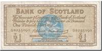 Scotland 1 Pound Banknote, 1962-12-03, KM:102a -